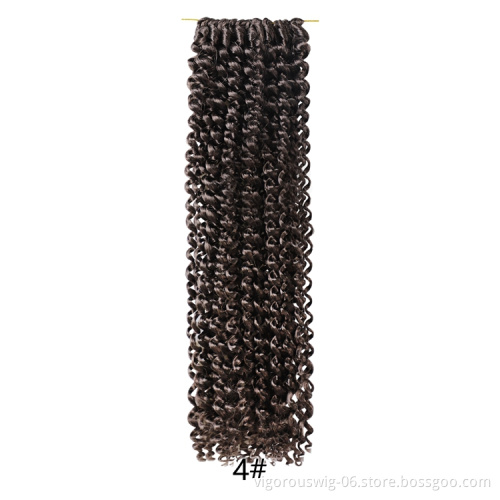 Vigorous Cheap Price Wholesale Marly Extension Deep Wavy Darling Brown Black African Ombre Braiding Hair Synthetic